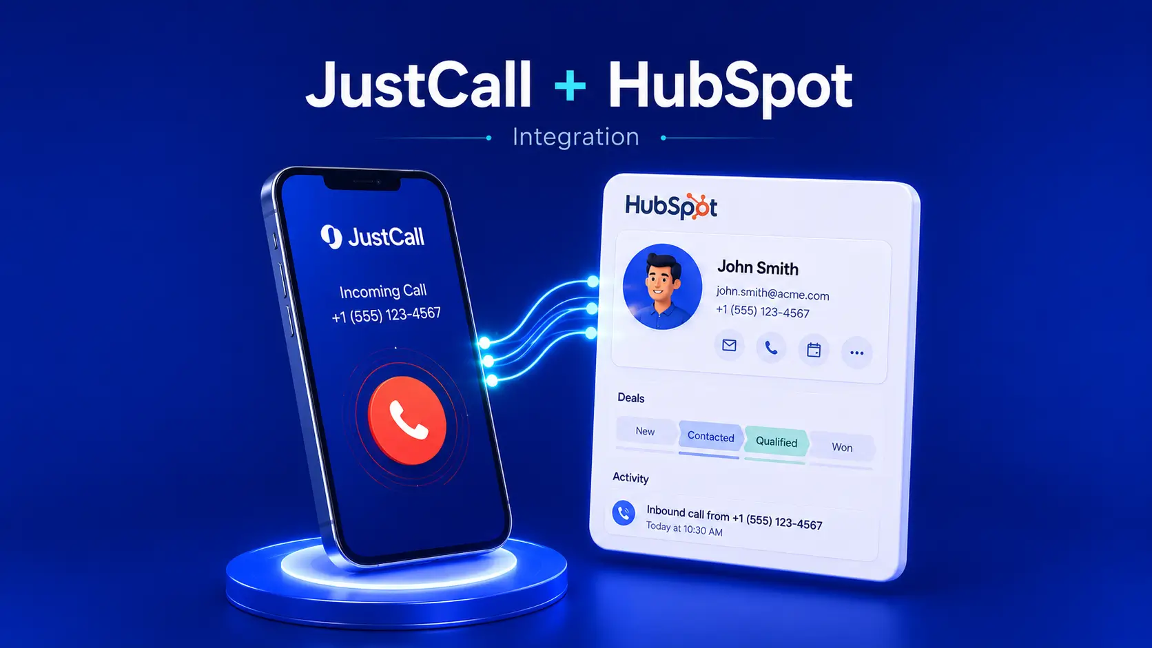 JustCall and HubSpot integration